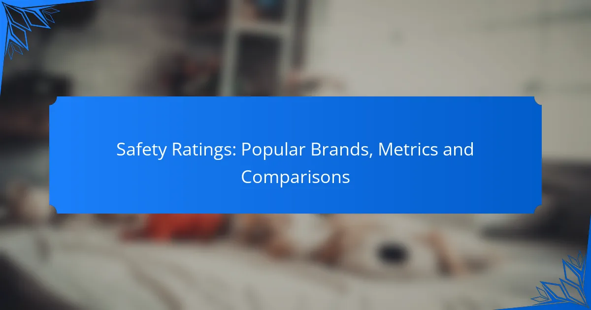 Safety Ratings: Popular Brands, Metrics and Comparisons